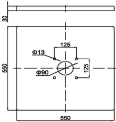 XJ5575機(jī)床吊臂箱組件-底盤(pán)圖紙 XJ5575機(jī)床吊臂箱組件-底盤(pán)圖紙